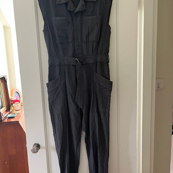 Rowan Women's Lincoln Muscle Tank Jumpsuit Size XS Blue Dusk (Gray) - Picture 2 of 5